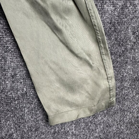 Rails Blouse Womens Medium Button Up Shirt Sage Green Cotton Toggle Hem Pockets - Picture 2 of 7